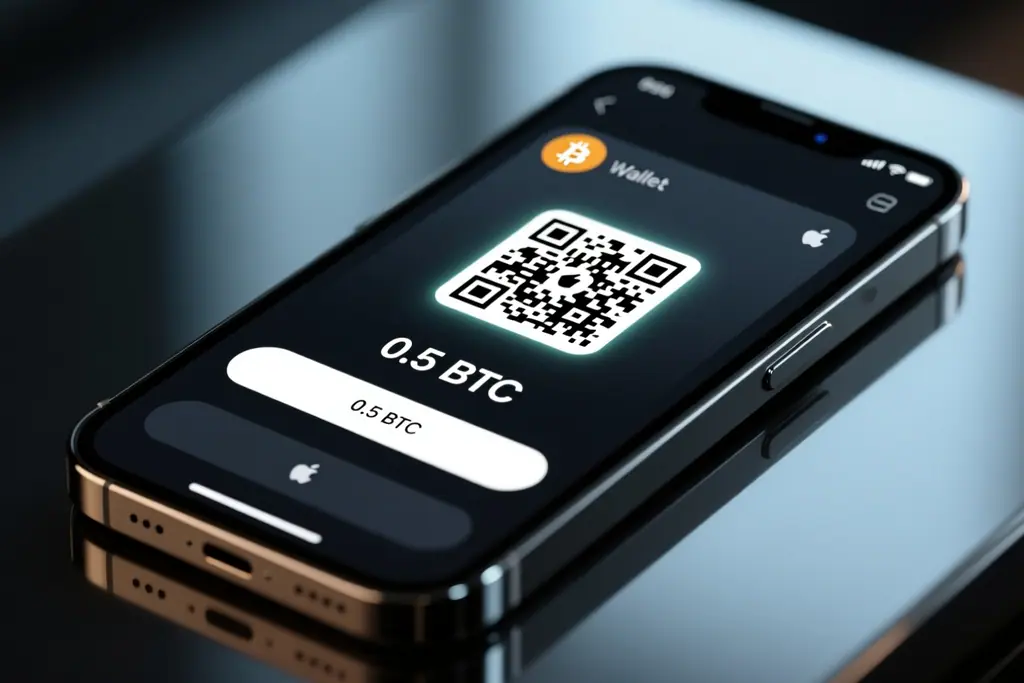 Ekran kase sa opcijom uplate Bitcoin-om