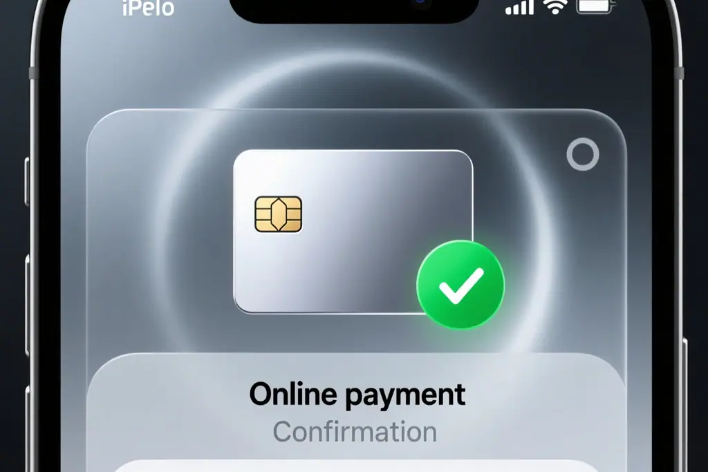 Potvrda uplate karticom na ekranu