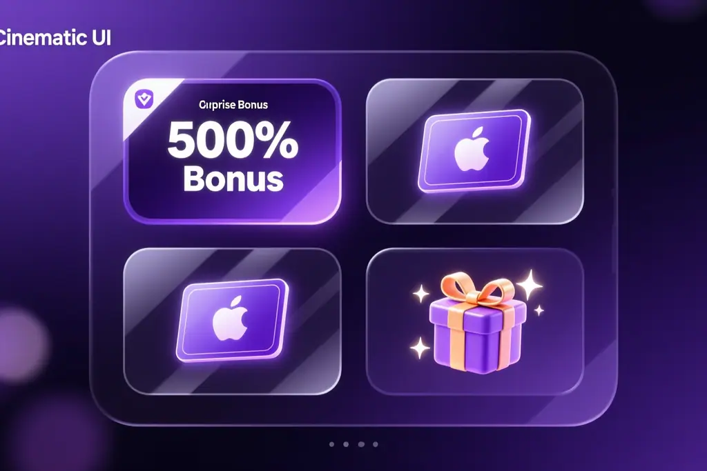 Interfejs bonus ponude u kazinu